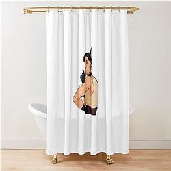 Emcee Will Wood Shower Curtain