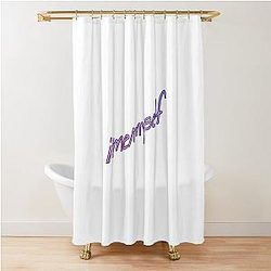 imemyself Will Wood Shower Curtain
