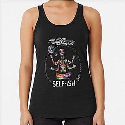Selfish Self-ish Will Wood Racerback Tank Top