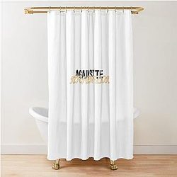 Against The Kitchen Floor Will Wood Shower Curtain