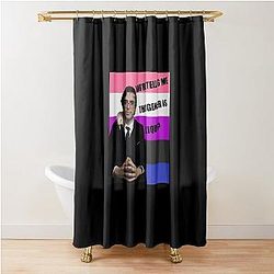 Will Wood Genderfluid Flag Shower Curtain
