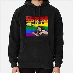 Will Wood Rainbow Flag Pullover Hoodie