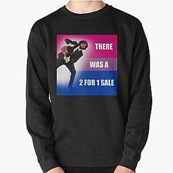 Will Wood Bisexual Flag Pullover Sweatshirt