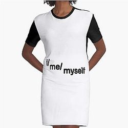 imemyself Will Wood Graphic T-Shirt Dress