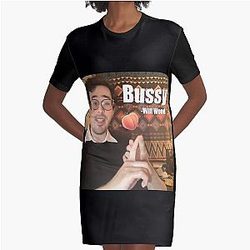 Will Wood Bussy Graphic T-Shirt Dress