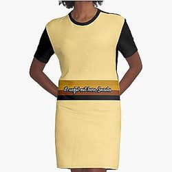 Willard Lyrics Will Wood Retro Design Graphic T-Shirt Dress