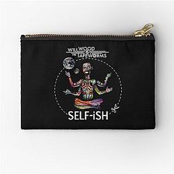 Selfish Self-ish Will Wood Zipper Pouch