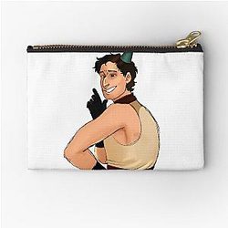Emcee Will Wood Zipper Pouch