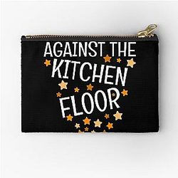 Against The Kitchen Floor Will Wood Design Zipper Pouch