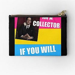 Will Wood Pansexual Flag Zipper Pouch