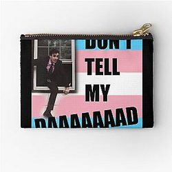Will Wood Transgender Flag Zipper Pouch