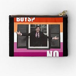 Will Wood Lesbian Flag Zipper Pouch