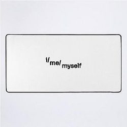 imemyself Will Wood Desk Mat