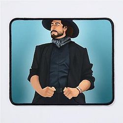 Cowboy Will Wood Mouse Pad