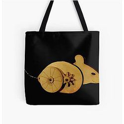 Disposables Mouse Will Wood All Over Print Tote Bag