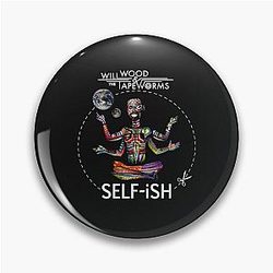 Selfish Self-ish Will Wood Pin