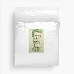 Willem Dafoe Caricature Duvet Cover