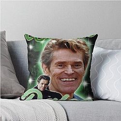 Willem Dafoe Actor Throw Pillow