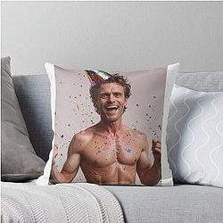 Willem Dafoe Birthday Meme Funny Gift Throw Pillow
