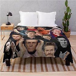 Willem Dafoe Photo Blanket