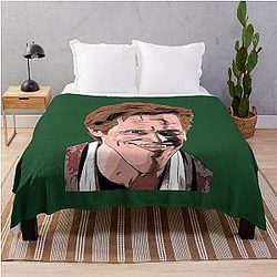 Willem Dafoe Green Goblin Throw Blanket