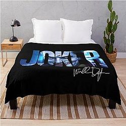 Willem Dafoe Joker Throw Blanket
