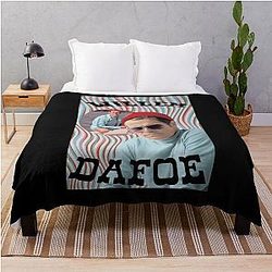Vintage Willem Dafoe Bootleg Set Throw Blanket
