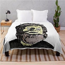 Willem Dafoe Colourized Throw Blanket