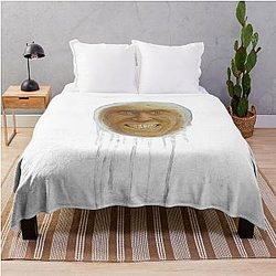 Willem Dafoe Moon Throw Blanket