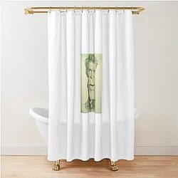 Willem Dafoe Caricature Shower Curtain