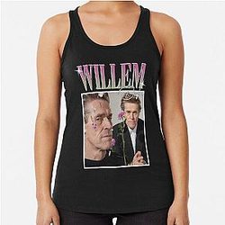 Willem Dafoe Racerback Tank Top