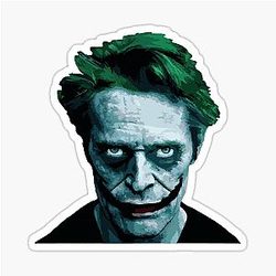 Mens Willem Dafoe Top Edition Graphic Gifts Sticker
