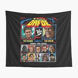 Willem Dafoe Fighter Tapestry