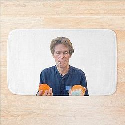 Willem Dafoe Holding Moldy Oranges Bath Mat