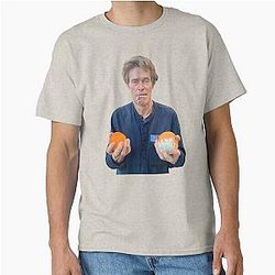 Willem Dafoe Holding a Moldy Orange Classic T-Shirt