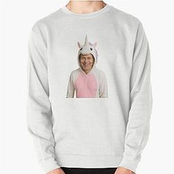 Unicorn Willem Dafoe Happy Birthday Christmas Gift Funny Prank Pullover Sweatshirt