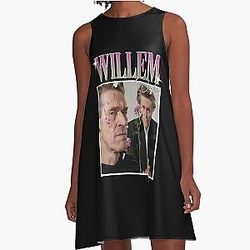 Special Present Gift Willem Dafoe A-Line Dress