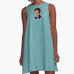 Willem Dafoe Classic A-Line Dress