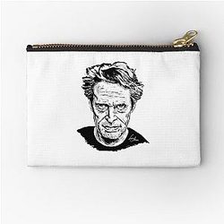 Willem Dafoe Portrait Zipper Pouch