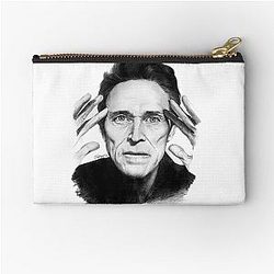 Willem Dafoe Pencil Drawing Zipper Pouch