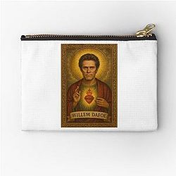 Willem Dafoe birthday funny holy prank weird Zipper Pouch