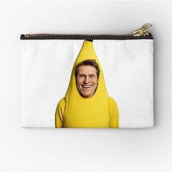 Banana Willem Dafoe Funny Prank Meme Cute Christmas Gift Zipper Pouch
