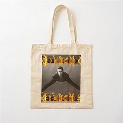Willem Dafoe Fire Cotton Tote Bag