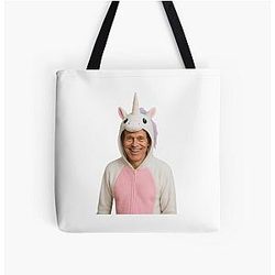 Unicorns for Willem Dafoe Happy Christmas Funny Prank Meme Tote Bag