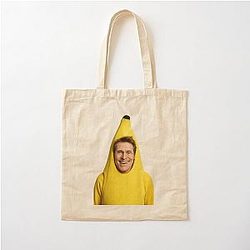 Banana Willem Dafoe Funny Prank Meme Cute Christmas Birthday Gift Cotton Tote Bag