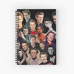 Willem Dafoe Photo Collaboration Spiral Notebook