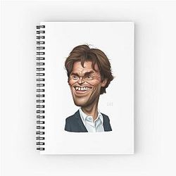 Willem Dafoe Spiral Notebook