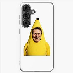 Banana Willem Dafoe Funny Meme Cute Happy Christmas Birthday Gift Samsung Galaxy Soft Case