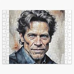 Portrait of Willem Dafoe Jigsaw Puzzle