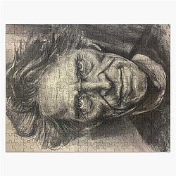 Willem Dafoe Charcoal Portrait Jigsaw Puzzle